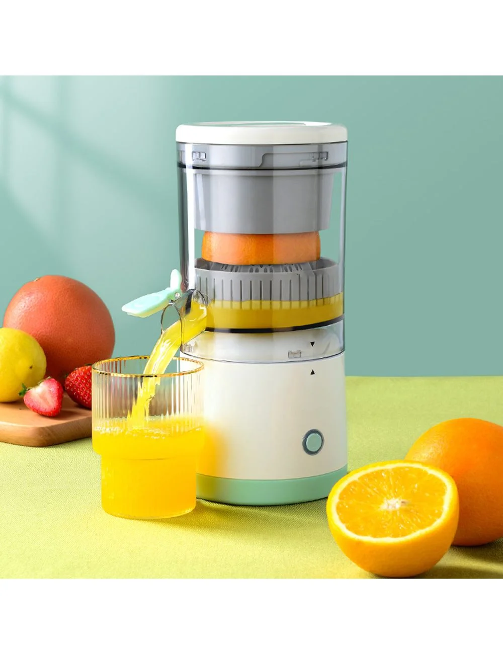 PORTABLE ELECTRIC CITRUS JUICER RECHARGEABLE HANDS (original) - الصورة 2
