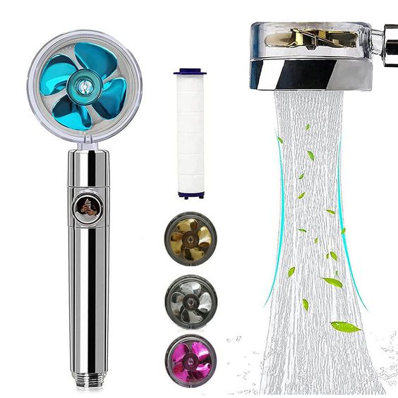 مرش الإستحمام عالي التدفق مع مصفاة الماء للتخلص من الكلور